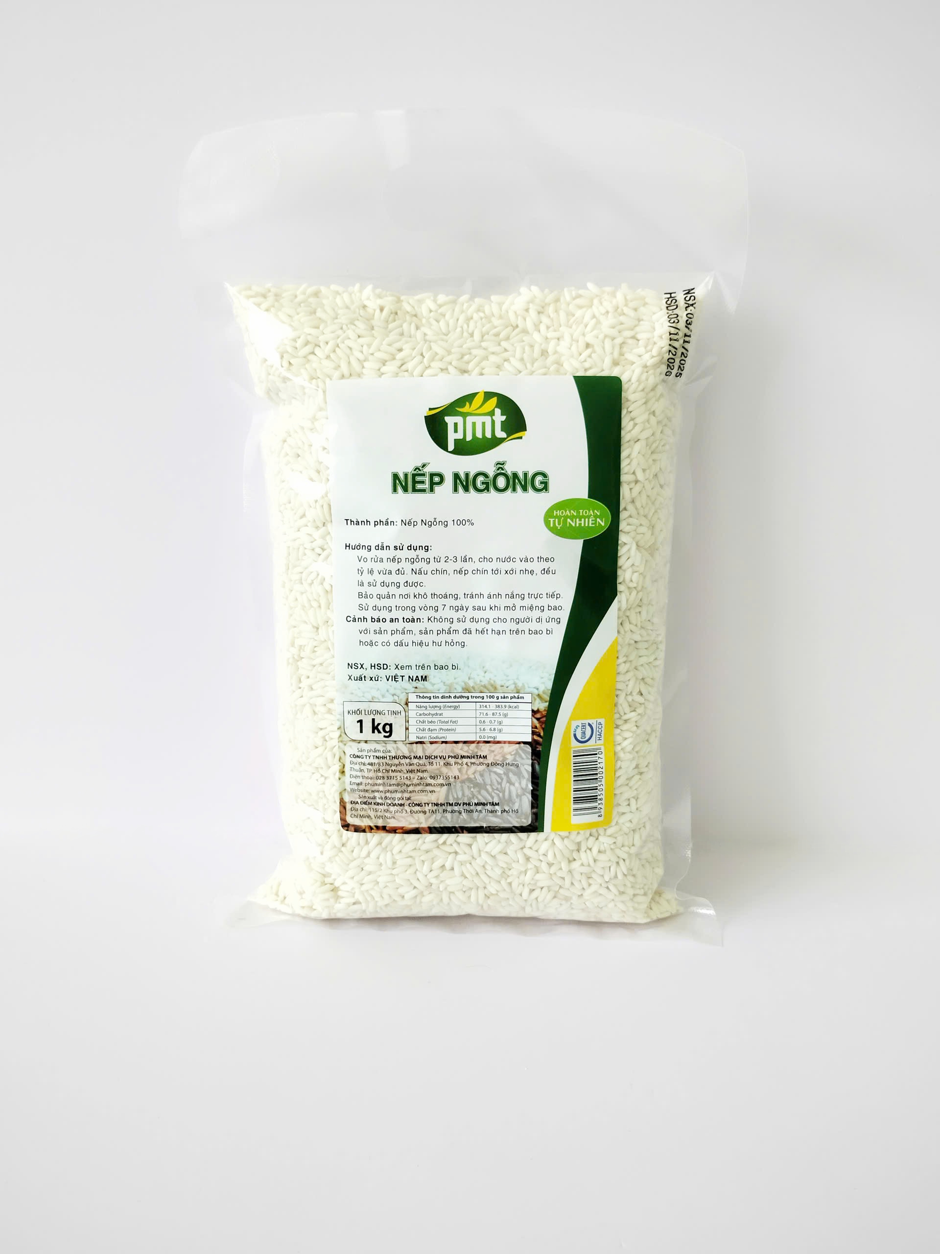 Nếp ngỗng Phú Minh Tâm 1kg Nếp ngỗng Phú Minh Tâm 1kg