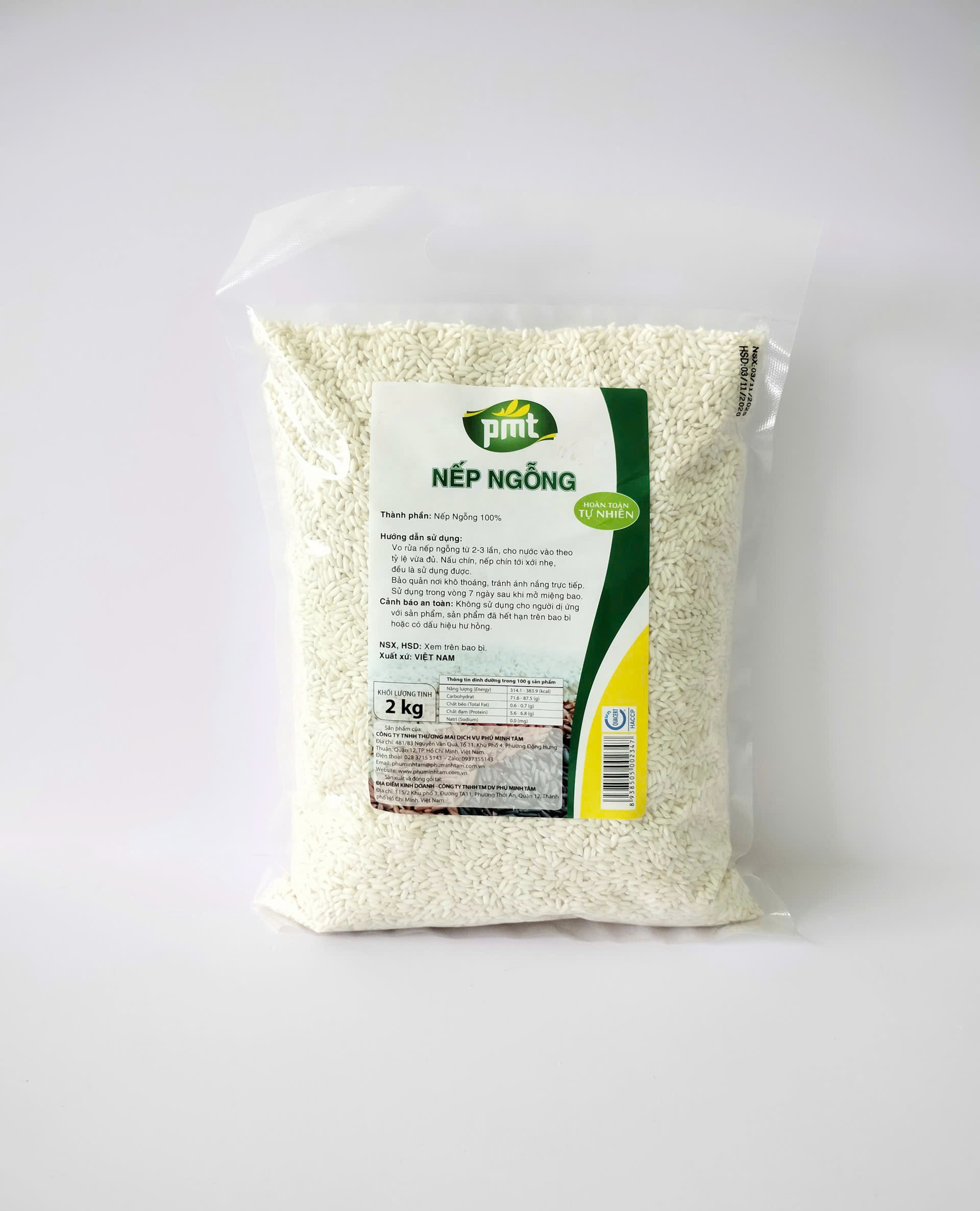 Nếp ngỗng Phú Minh Tâm 2kg Nếp ngỗng Phú Minh Tâm 2kg