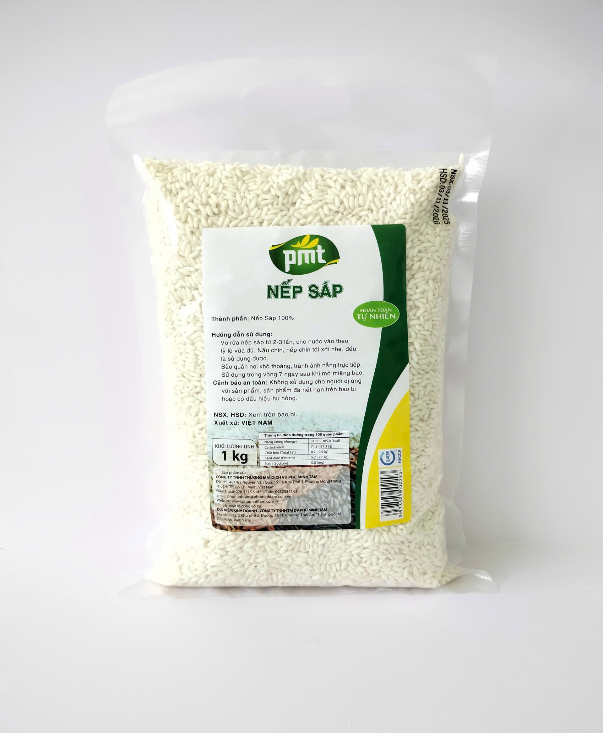 Nếp sáp Phú Minh Tâm 1kg Nếp sáp Phú Minh Tâm 1kg