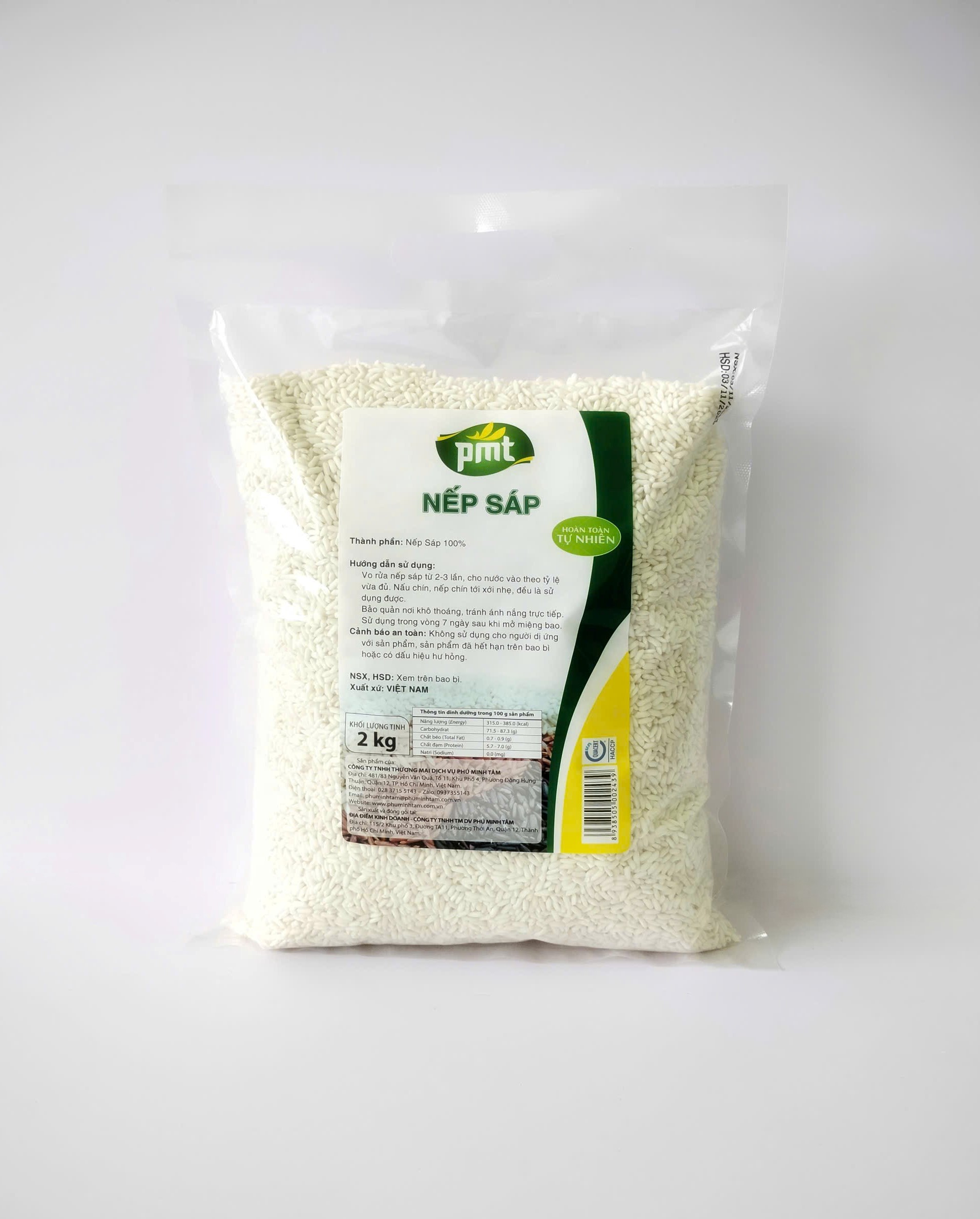 Nếp sáp Phú Minh Tâm 2kg Nếp sáp Phú Minh Tâm 2kg