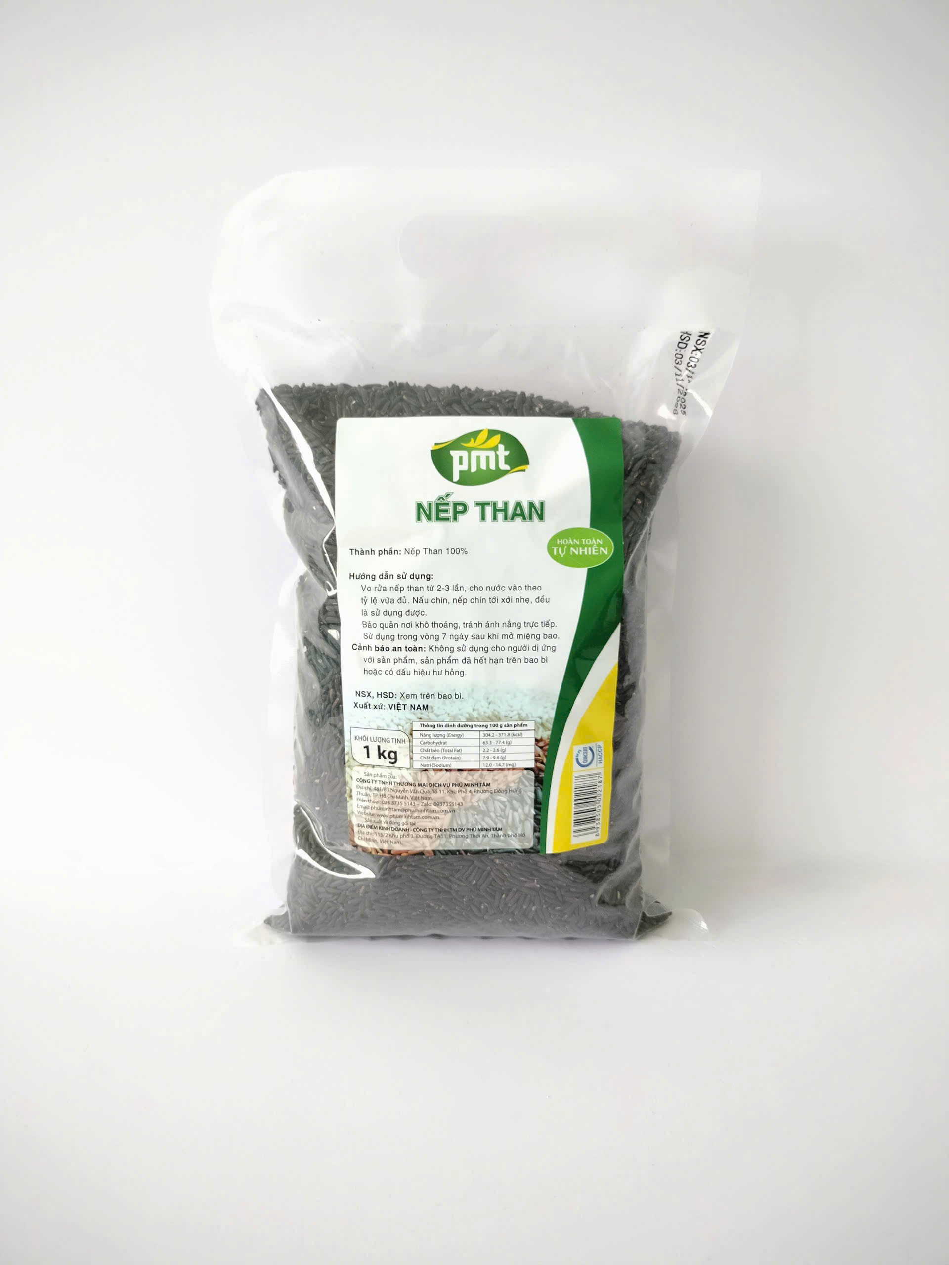 Nếp than Phú Minh Tâm 1kg Nếp than Phú Minh Tâm 1kg