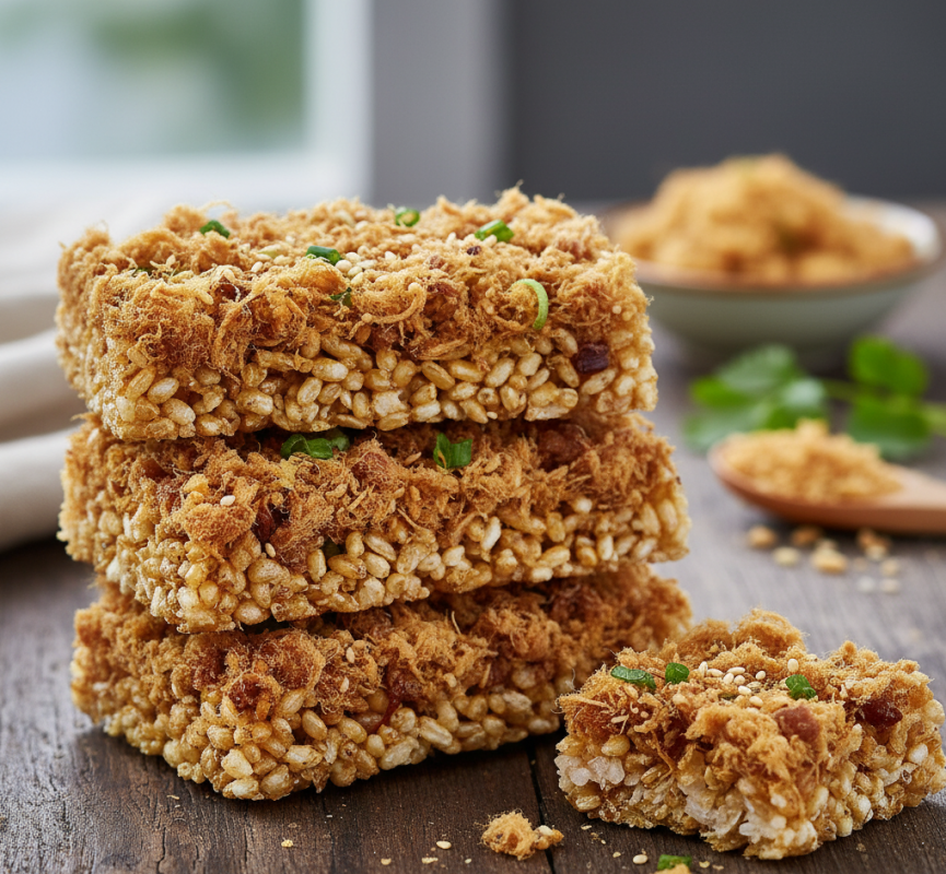 Thành phần dinh dưỡng trong thanh gạo lứt chà bông Thành phần dinh dưỡng trong thanh gạo lứt chà bông